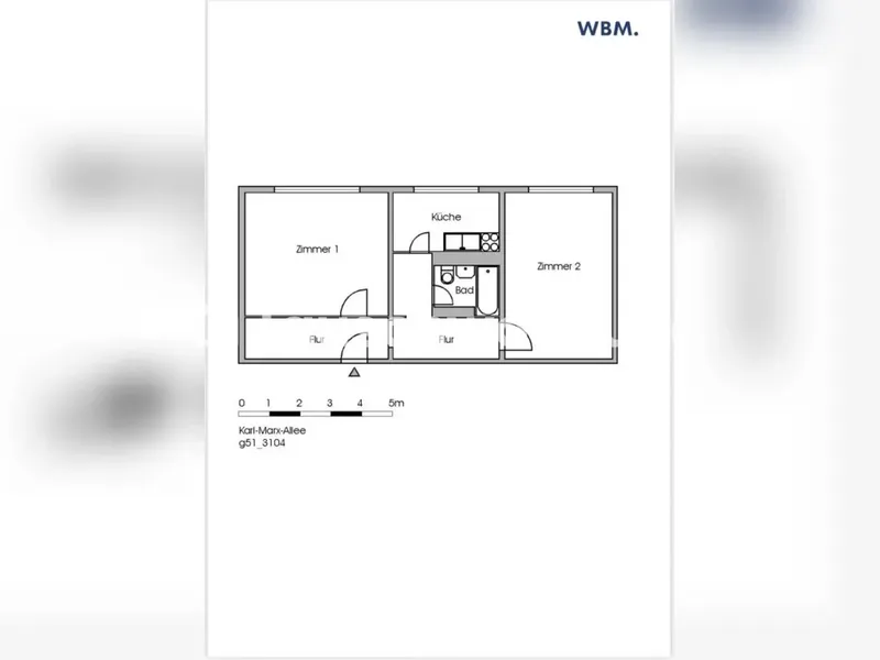 Tauschwohnung: Ich biete 2 Zimmer(mit WBS) gegen große — photo 1